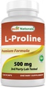 En İyi Doğallar L-proline Amino Asit Diyeti 500 Mg, 120 Kont (817716014456)