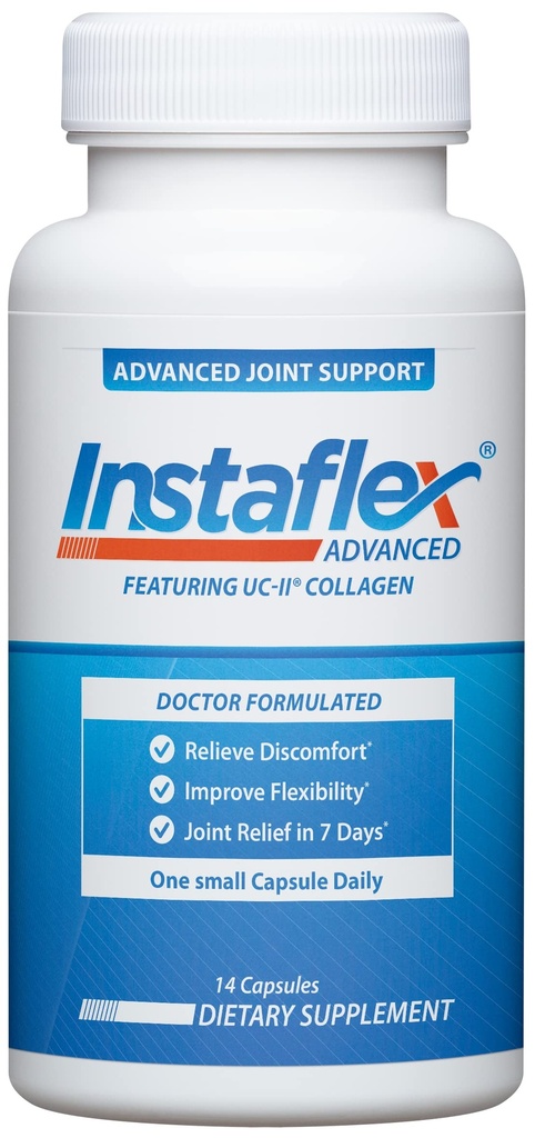 Instaflex Advanced Joint Support - Doktor Formulaed Joint Relief Supplement, Collagen & 5 Diğer Ortak Mücadele Malzemeler Malzemeler - 14