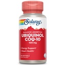 SOLARAY Ubiquinol CoQ-10 100 mg - CoQH2, Geliştirilmiş AQ10 - Enerji ve Kalp Sağlığı Desteği - 60 Günlük Garanti - 30 Hizmet, 30 Softgels