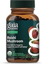 Gaia Herbs Reishi Mushroom - Sağlıklı Immune System & Supports Heart Health - Adaptogen Herbal Supplement for Longevity Support - 40 Vegan Pennyyto-Capsules (40-Day Supply)