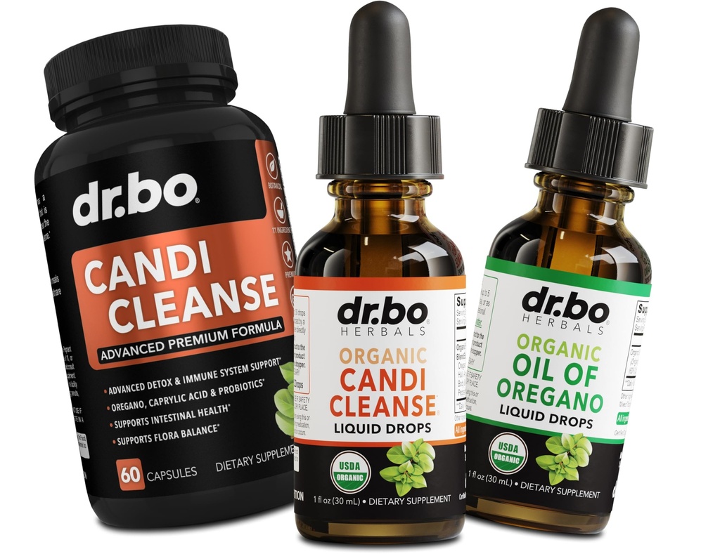 Candi Cleanse & Oregano Oil Drops - Oregano Drops Liquid & Black Walnut Wormwood - Ekstra Güçlü Overgrowth Balance Complex, Natural Oral Gut Cleanser Detox Health Supplements Capsules