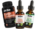 Candi Cleanse & Oregano Oil Drops - Oregano Drops Liquid & Black Walnut Wormwood - Ekstra Güçlü Overgrowth Balance Complex, Natural Oral Gut Cleanser Detox Health Supplements Capsules