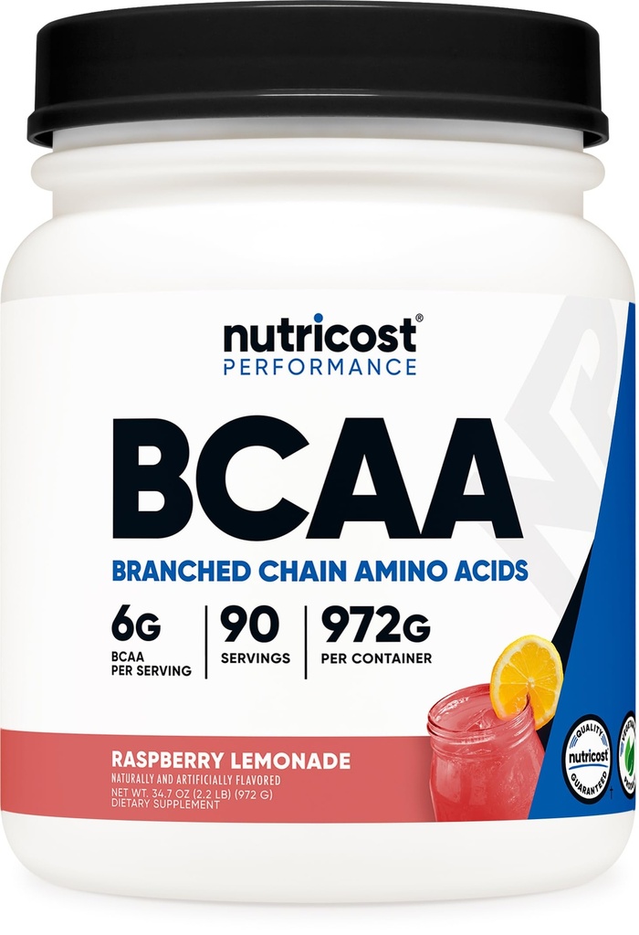 Nutricost BCAA Toz 2:1 (Raspberry Lemonade, 90 Hizmet)