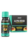 ONNIT Alpha Brain Focus Shot, Tropikal Flavor, Nootropic Diyetary Supplement Drink That Supports Energy, Focus ve Mood, IGENTM Non-GMO Tested, 2.5 fl oz, 6 Count
