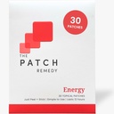 Patch Remedy Energy Patch | Guarana, Taurine, Glucuronolactone, Green Tea, B Vitamins | 30 Patches