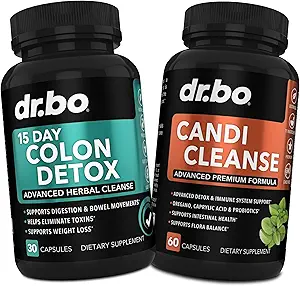 Kolon Candi Cleanse Detox Desteği - Anti Overgrowth & 15 Day Intestinal Cleanse Pills & Probiyotik - Denge Kontrolü ve İnme Yardımı için Doğal Laxative - Bowel Hareketi Gut Health