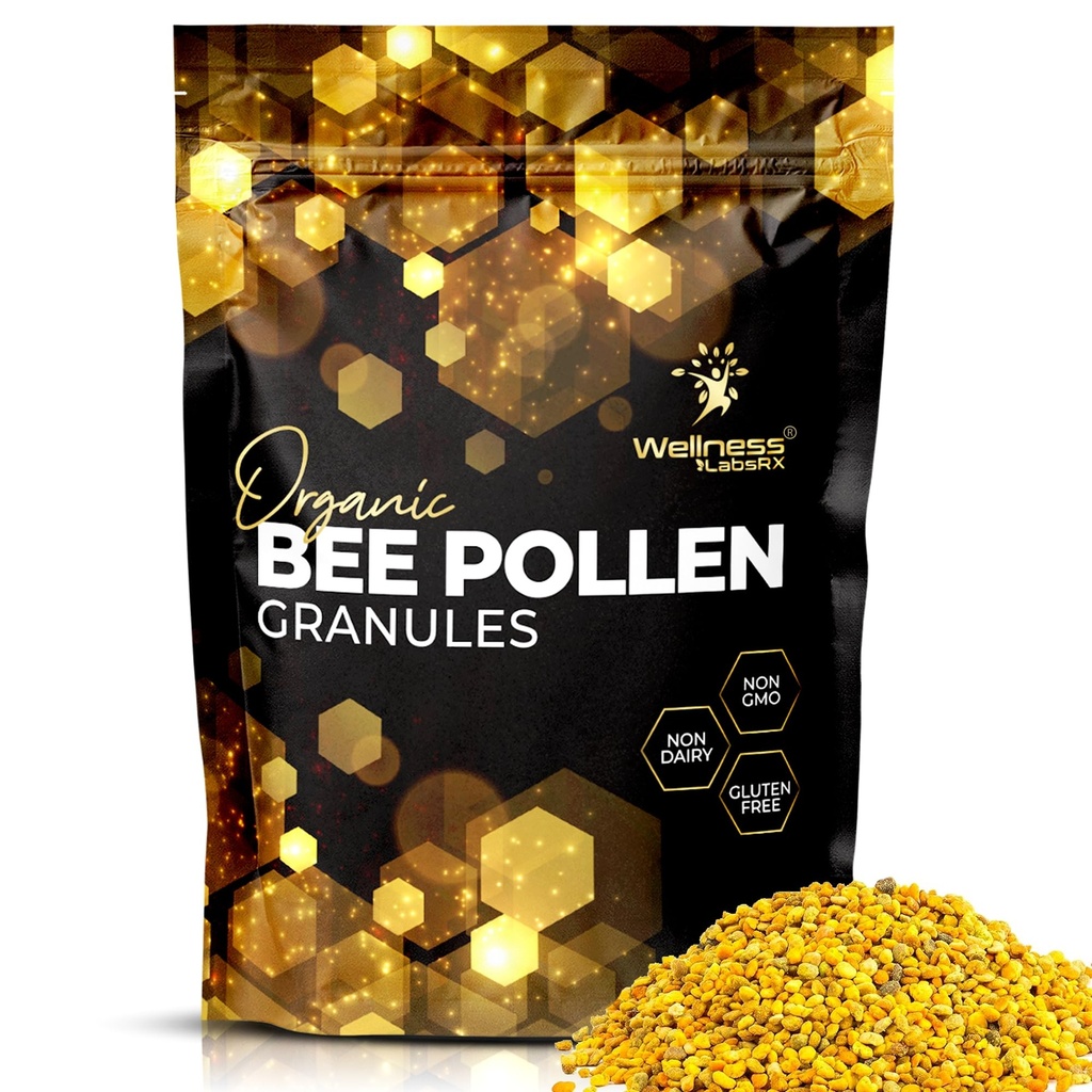 Bee Γύρη Γύρη Τρίτο μέρος δοκιμαστεί, 1 Lbs. - Μέλισσα Γύρη για τις γυναίκες, Keto-Friendly Super συμπλήρωμα τροφίμων που συσκευάζεται με πρωτεΐνες, βιταμίνες & ορυκτά - ανοσοποιητική υποστήριξη, ενίσχυση ενέργειας, Digestive Wellness