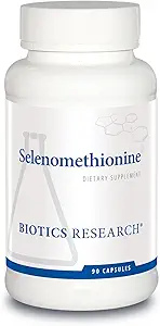 Biotics Araştırma Selenomethionine – Yüksek Potency Selenium, Tiroid Gland Fonksiyonlar, DNA Üretimi, Bilişsel Sağlık, Potent Antioksi. 90 Capsules