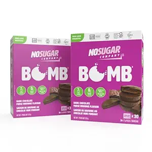 Sugar Chocolate Fudge Brownie, 60 Cups - Diabetic güvenli tedavi, Low Net Carb (1g), Sugar Free (0g) Zhao Fat Bomb Snacks 7g Health Fat - Gluten Free, All Natural, Non-GMO