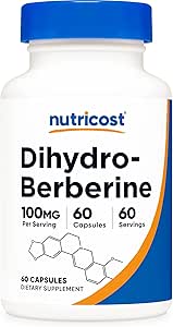 Nutricost Dihidrberine Capsules (100 mg, 60 Capsules) - Daha Fazla Biyo kullanılabilir Berberin Metabolite