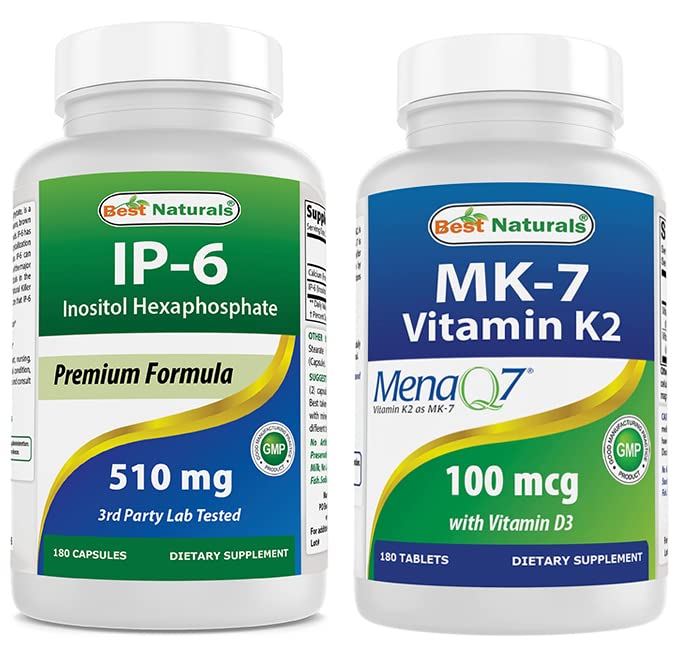 En İyi Doğallar IP-6 510 mg & Vitamin K2 (MK7) D3