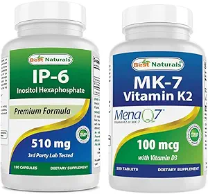 En İyi Doğallar IP-6 510 mg & Vitamin K2 (MK7) D3