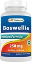 Best Naturals Boswellia Serrata Joint Health 250 mg 120 Κάψουλες - Τυποποιημένο σε 65% Boswellic Acid (120 Count (Pack of 1))