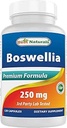 En İyi Doğallar Boswellia Serrata Ortak Sağlık 250 mg 120 Capsules - 65 Boswellic Asit (120 Kont) Standartlaştırılmış