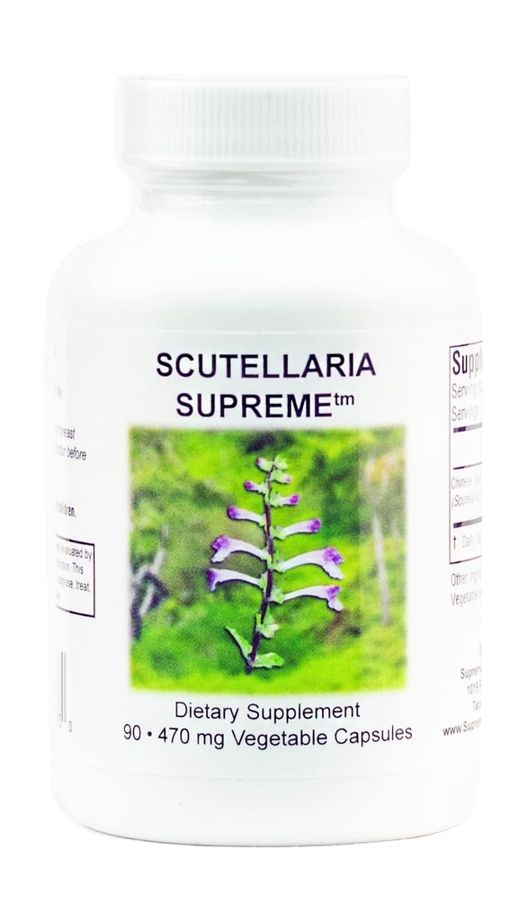 Supreme Nutrition Scutellaria Supreme, 90 Pure Chinese Skullcap Root Vegetarian Κάψουλες