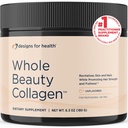 Σχέδια για την υγεία Ολόκληρη Beauty Collagen - Collagen Peptides, Silica & Biotin Σκόνη για την υποστήριξη του δέρματος και των νυχιών - Υποστήριξη Hair Strength & Fullness (30 υπηρεσίες)