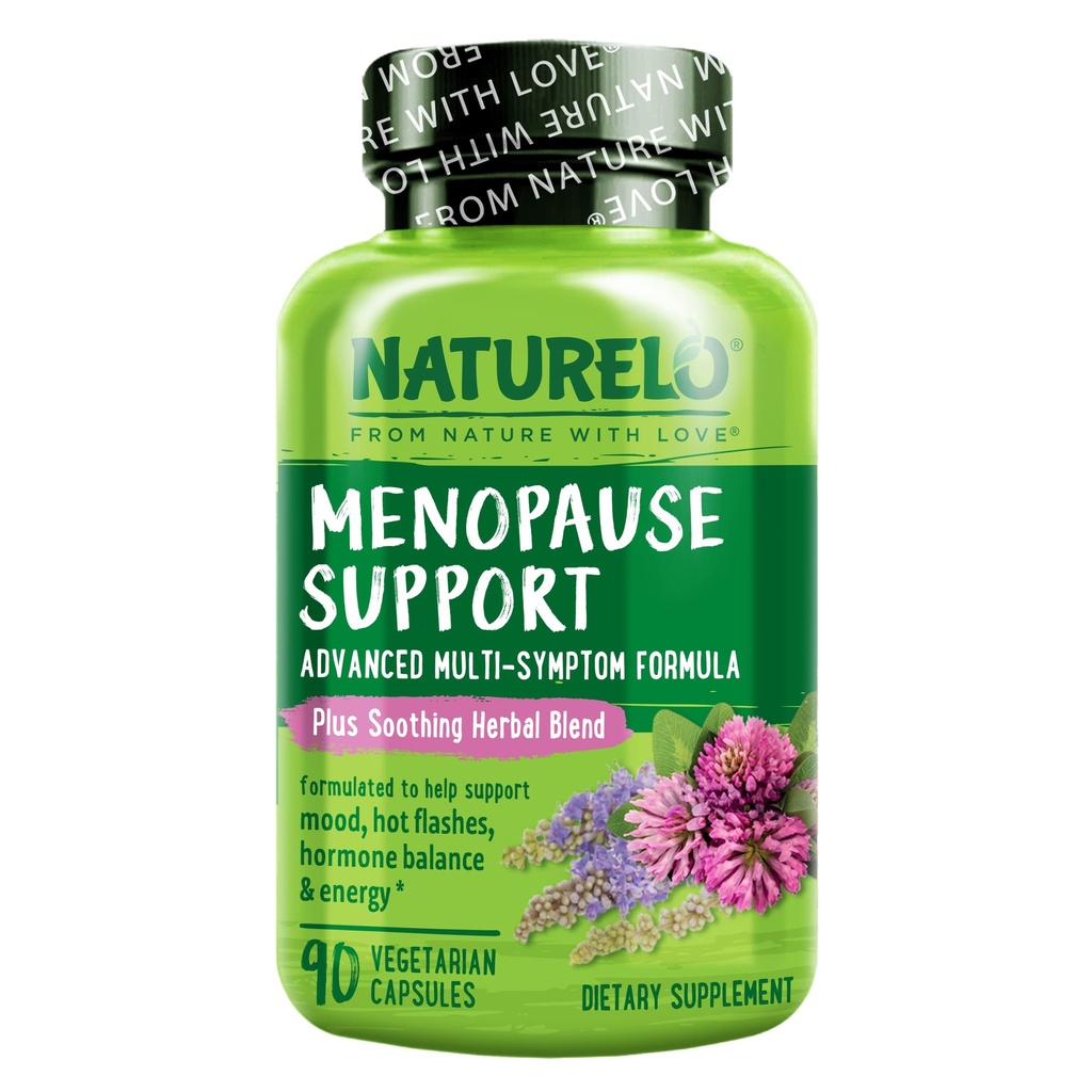 Kadınlar için NATLO Menopause Supplements, Menopause Hot Flashes Advanced Estrogen Multi-Symp Formula 90 Capsules