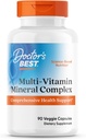 Γιατροί Best Multi-Vitamin Mineral Complex, ολοκληρωμένη υποστήριξη της υγείας, μη-GMO, χωρίς γλουτένη, Vegan 90 κάψουλες λαχανικά