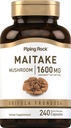 Piping Rock Maitake Mushroom Extract | 1600 mg | 240 Capsules | Herbal Supplement | Non-GMO, Gluten Free
