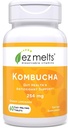 EZ Melts Dissolvable Sugar-Free Kombucha Tabletleri SCOBY & Apple Cider Vinegar, Gut Health Supplements for Men & Women, Ginger Lemonade Flavor, 2Month Supply - 1 Pack