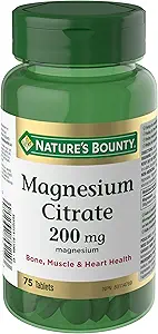 Nature's Bounty Magnezyum Citrate 200 mg, 75 Tablet
