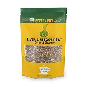 Liver Detox Çay | USDA Organik (4 oz) by SpeedyVite - Temizler, Destekler Liver, Gallbladder Health with Dandelion Leaf, Fennel, Ginger ve daha fazlası