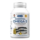 ANDREW LESSMAN Essential Omega-3 Orange - 360 Softgels - Ultra-Pure, High Potency Omega-3 Oils. Yüksek DHA, No Stomach Upset, No Contaminants, No Mercury. Küçük Easy to Swallow Softgels