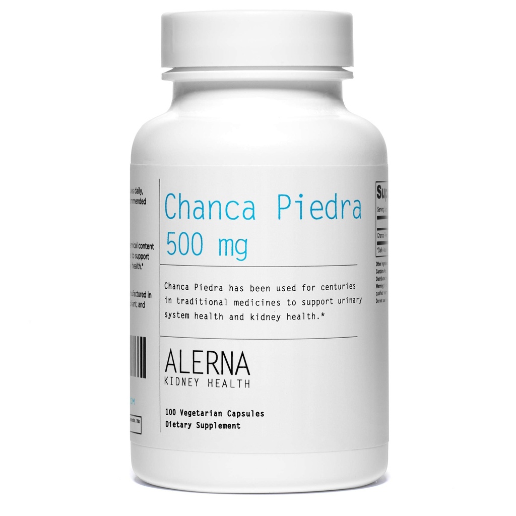 Chanca Piedra 500 mg - Συντριβή πέτρας των νεφρών, Dissolver, συμπλήρωμα στήριξης της χοληδόχου κύστης - 100 κάψουλες χορτοφάγων (πακέτο του 1)