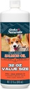 Alaska Naturals Wild Alaskan Salmon Fish Oil Supplement for Dogs Skin and Coat with EPA DHA Omega 3 Fatty Acids Liquid Food Topper 32 oz.