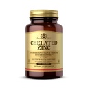Solgar Chelated çinko, 100 Tablet - Sağlıklı Cilt için çinko - Destek Hücre Büyüme ve DNA Formasyon - Exerts Antioksi Activity - Supports A Healthy Immune System - Non GMO, Gluten Free - 100 Servisler