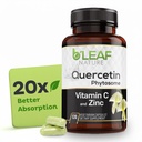 B'LEAF NEDEN Quercetin Phytosome, 120 Capsules - 1000 mg Yüksek Abhidrorcetin C ve çinko ile - Immune, Enerji, Beyin ve Mevsimlik Destek için Yok