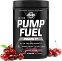 PMD Sports Pump Yakıt Insanlığı - Premium Pre Workout Toz & Muscle Pump, Greater Focus, Endurance & Recovery, Premium Kreine, Arginine & Beta Alanine - Cherry Slush (30 hizmet)