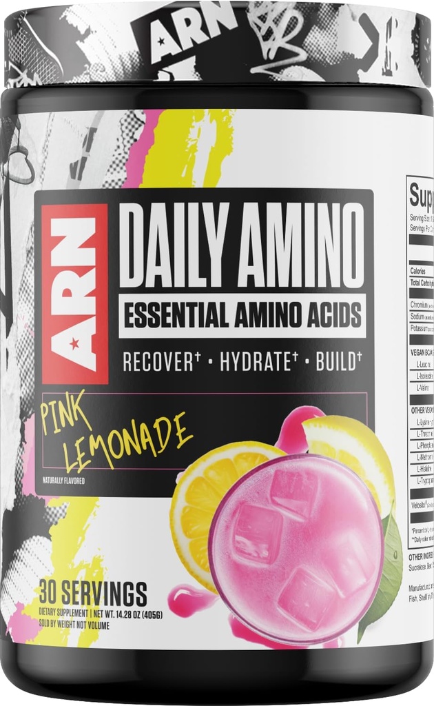 Silah Yarışı Beslenme | ARN | Günlük Aminoasitler (30 Hizmetler, Pink Lemonade)