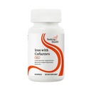 Sağlık Demir'ı Cophas ile görmek, Ferrochel Ferrous Bisglycinate, A ve C Coctors, Digestive Enzymes for Optimal Iron Abxia, Vegan ve Vegetarian (90 Capsules)*