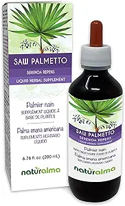 Naturalma Saw Palmetto (Serenoa repens veya Sabal serrulata) Meyve Alkol Özgür Tincture - 6.76