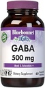 BlueBonnet Nutrition GABA 500mg, για ανακούφιση από το στρες*, υποστηρίζει χαλάρωση*, Kosher, Vegan, χωρίς γλουτένη, χωρίς σόγια, μη ΓΤΟ, 60 κάψουλες λαχανικών, 60 υπηρεσίες