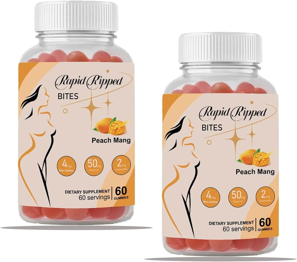Δεψία Gummies για την υγεία του δέρματος & λάμψη - 60 Gummies, Super φυσικό δέσιμο ημερήσιο συμπλήρωμα με Beta-Carotene, Λυκοπένιο & Ασταξανθίνη, Vegan, μη ΓΤΟ (2)