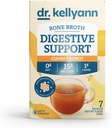 Dr. Kellyann Broth οστών + Digestive Packets σκόνης κολλαγόνου (7 σερβιρίσματα, 1 κουτί), 16g πρωτεΐνη/δόση, 100% Grass-Fed υδρολυμένη σκόνη κολλαγόνου, Keto & Παλαιό φιλικό - Cumin Carrot