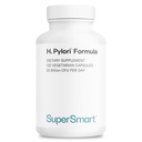 Supersmart H. Pylori Formula 20 Milyar CFU per Day - Probiyotik Lactobacillus Reuteri DSM 17648 Supplement | Non-GMO & Gluten Free - 120 Vegetarian Capsules