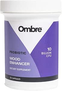 Ombre Mood Advancedr Probiyotik Capsules, Memory, Health Sleep Patterns ve Gut Health, 30 Günlük Supply