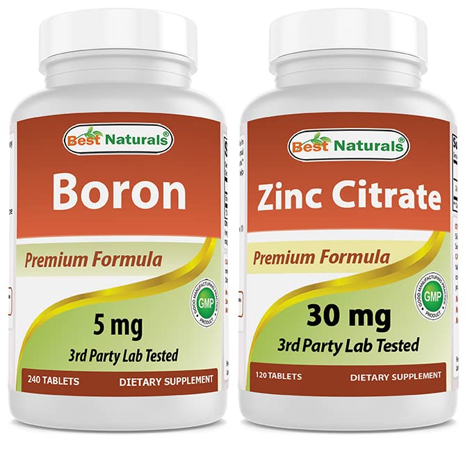 Boron 5 mg & çinko Citrate 30 mg