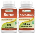 Boron 5 mg & Zinc Citrate 30 mg