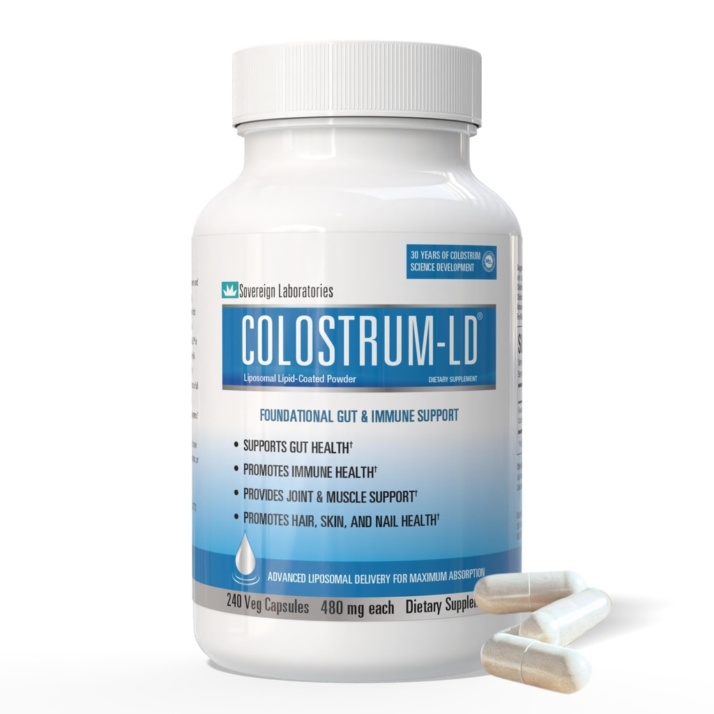 Colostrum-LD Capsules Colostrum with Liposomal Delivery - Yüksek Aborpsiyon - 240 Capsules
