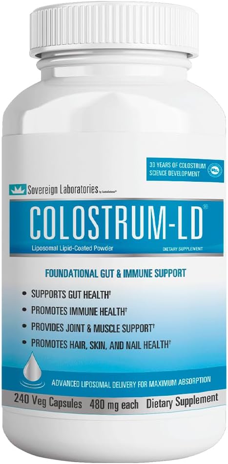 Colostrum-LD Capsules Colostrum with Liposomal Delivery - Yüksek Aborpsiyon - 240 Capsules