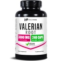 Healthfare Valerian Root Capsules | 3000 mg Yüksek Potency | 240 Vegan Pills | Herbal Supplement for Relaxation & Sleep Support | Non-GMO, Gluten-Free, Made in USA