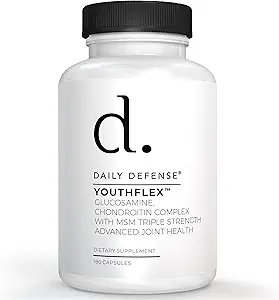 Γλυκοζαμίνη με το Joint Supplement Chondroitin & MSM - Κοινό Συμπλήρωμα Στήριξης για την Κινητικότητα & Ευελιξία Ανδρών & Γυναικών - 180 Κάψουλες, Συγκρότημα Youthflex Glucosamine, Κατασκευασμένο στις ΗΠΑ