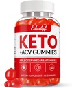 Keto ACV Gummies - 60 Count Gluten-free, Ζελατίνη-ελεύθερο μηλίτη μηλίτη με B12 για Keto Υποστήριξη, χορτοφαγική, μοναδική γεύση, βολικό εμφιαλωμένο συμπλήρωμα για άνδρες και γυναίκες