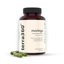Moringa Κάψουλες 800 mg - 60 Κάψουλες, Moringa Pure Κάψουλες, Ισχυρό Πράσινο Superfood, Χωρίς Γλουτένη, Μη-ΓΤΟ, Ενέργεια, Δέρμα, Ανοσοποιητική & Υγεία, Κατασκευασμένο στις ΗΠΑ