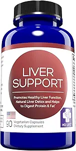 MD.LIFE Liver Support - Supplement with Artichoke, Dandelion, Milk Thistle & Proteolytic Enzymes 90