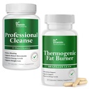 DR VITAMIN SOLUTIONS Professional Detox Cleanse and Thermogenic Fat Burner Bundle - Καθαρισμός 15 ημερών για τη διαχείριση βάρους, την υγεία των ούρων και την ανακούφιση από την αιμορραγία - 90 Caps